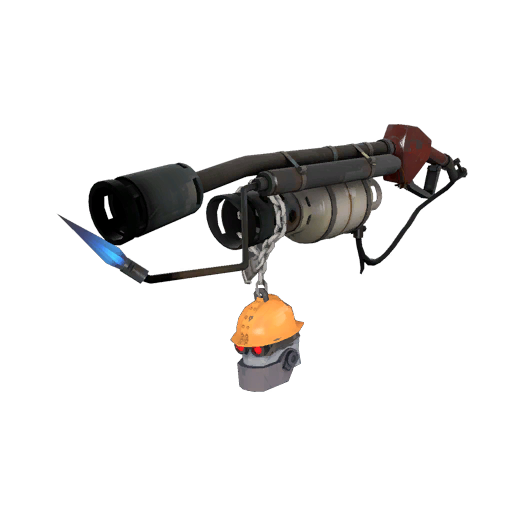 Strange Silver Botkiller Flame Thrower Mk.II
