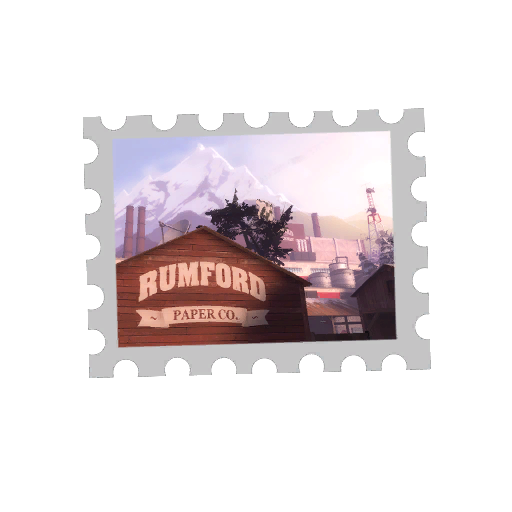 Map Stamp - Rumford