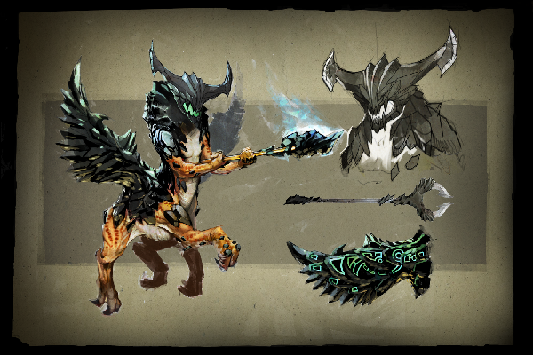 Pantalla de Carga Imaginando a Outworld Devourer - Dota 2