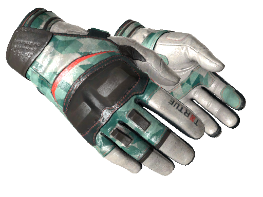 [CS:GO] Moto Gloves | Spearmint Minecraft Skin