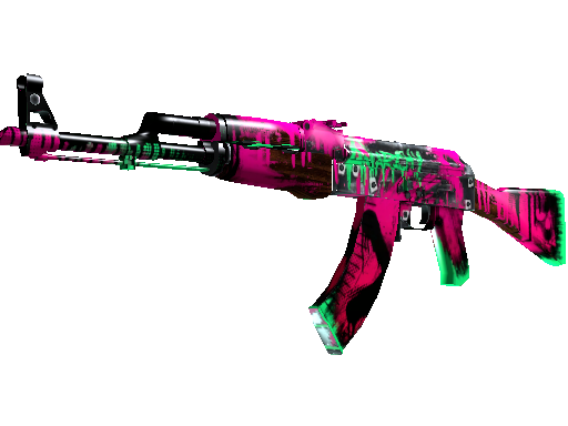 StatTrak™ AK-47 | Neon Revolution (Battle-Scarred)