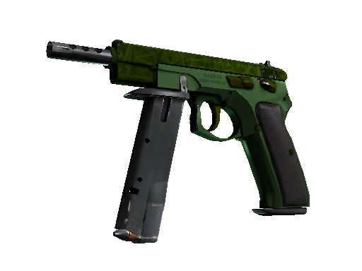 CZ75-Auto | Emerald Quartz (Battle-Scarred)