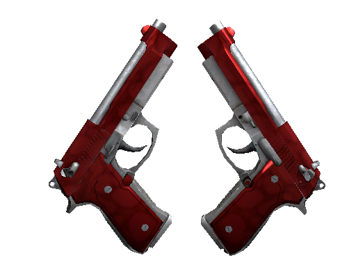 StatTrak™ Dual Berettas | Hemoglobin (Field-Tested)