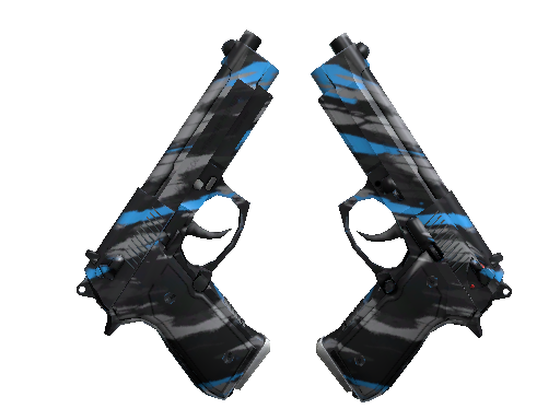 StatTrak™ Dual Berettas | Shred (Well-Worn)