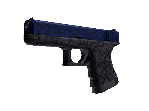 Glock-18 Blue Fissure