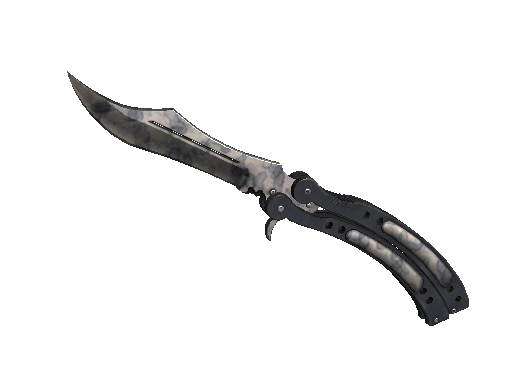 Butterfly Knife Stained