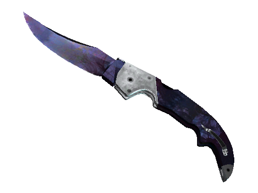 Falchion Knife - Doppler Black Pearl
