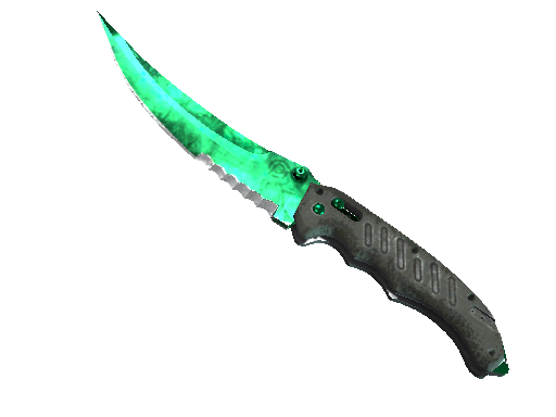 Flip Knife - Gamma Doppler Emerald