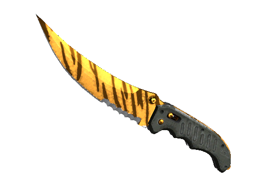 ★ StatTrak™ Flip Knife | Tiger Tooth (Factory New)