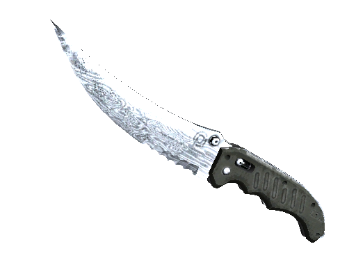 ★ StatTrak™ Flip Knife | Damascus Steel (Well-Worn)