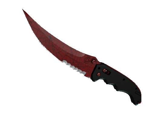 ★ StatTrak™ Flip Knife | Crimson Web (Minimal Wear)