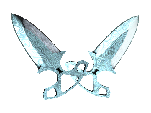 ★ Shadow Daggers | Damascus Steel (Battle-Scarred)