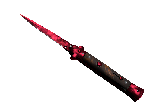 Stiletto Knife - Doppler Ruby