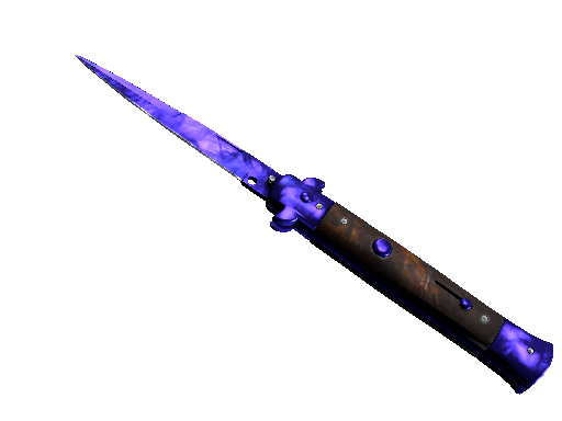 Stiletto Knife - Doppler Sapphire