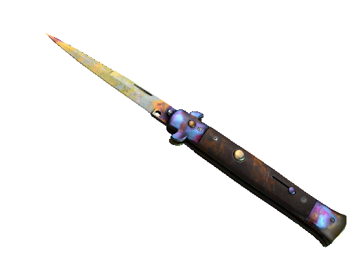 ★ Stiletto Knife | Case Hardened (Minimal Wear)