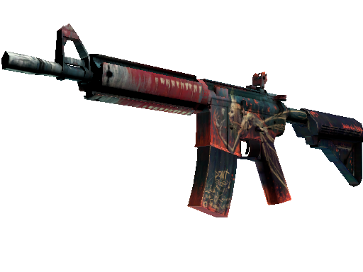 StatTrak™ M4A4 | Tooth Fairy (Well-Worn)