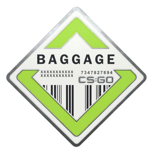 Anstecknadel: Baggage