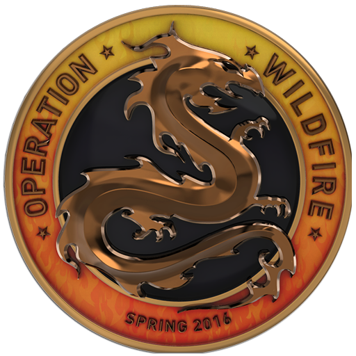 Operation Wildfire Challenge Coin