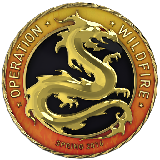 Gold Operation Wildfire Coin