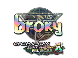 broky (Holográfico) | Campeões do Antuérpia 2022