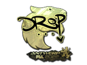 Sticker | drop (Gold) | Antwerp 2022