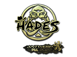 sticker_Sticker | hades (Gold) | Antwerp 2022
