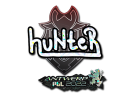 sticker_Sticker | huNter (Glitter) | Antwerp 2022