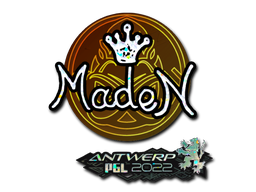 sticker_Sticker | maden (Glitter) | Antwerp 2022