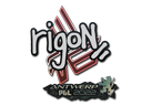 Sticker | rigoN | Antwerp 2022