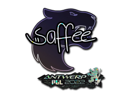 sticker_Sticker | saffee (Glitter) | Antwerp 2022