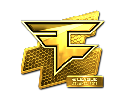 Αυτοκόλλητο | FaZe Clan (Χρυσό) | Atlanta 2017