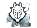 Наклейка: G2 Esports (металлическая) | Атланта 2017