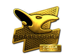Naklejka | mousesports (złota) | Atlanta 2017