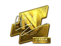Klistermærke | apEX (Guld) | Atlanta 2017