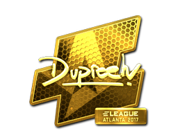 Стикер | dupreeh (златен) | Atlanta 2017