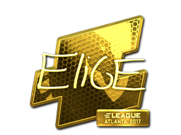 Sticker | EliGE (Goud) | Atlanta 2017