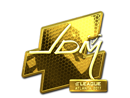 Наліпка | jdm64 (золота) | Атланта 2017