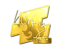 Наліпка | k0nfig (золота) | Атланта 2017