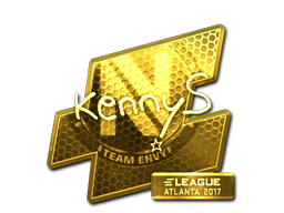Наліпка | kennyS (золота) | Атланта 2017