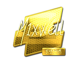 Aufkleber | mixwell (Gold) | Atlanta 2017