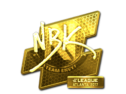 Sticker | NBK- (Goud) | Atlanta 2017