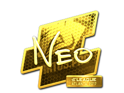 Наліпка | NEO (золота) | Атланта 2017