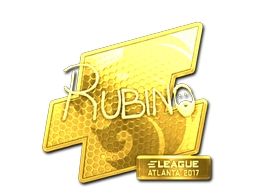 Klistermærke | RUBINO (Guld) | Atlanta 2017