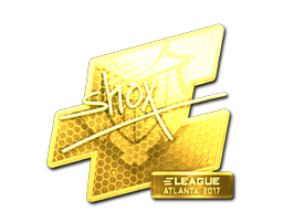 Autocolante | shox (Gold) | Atlanta 2017
