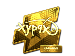 Sticker | Xyp9x (Goud) | Atlanta 2017