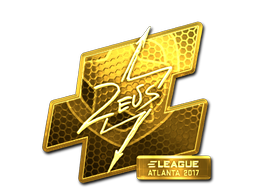 Aufkleber | Zeus (Gold) | Atlanta 2017
