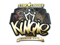 Sticker | kinqie (Gold) | Berlin 2019 