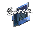 Наклейка: SIXER | Бостон 2018