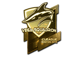 ステッカー | Vega Squadron (ゴールド) | Boston 2018
