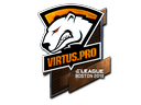 Наклейка: Virtus.Pro (металлическая) | Бостон 2018